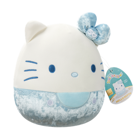 Игрушка мягкая Squishmallows Голубая китти