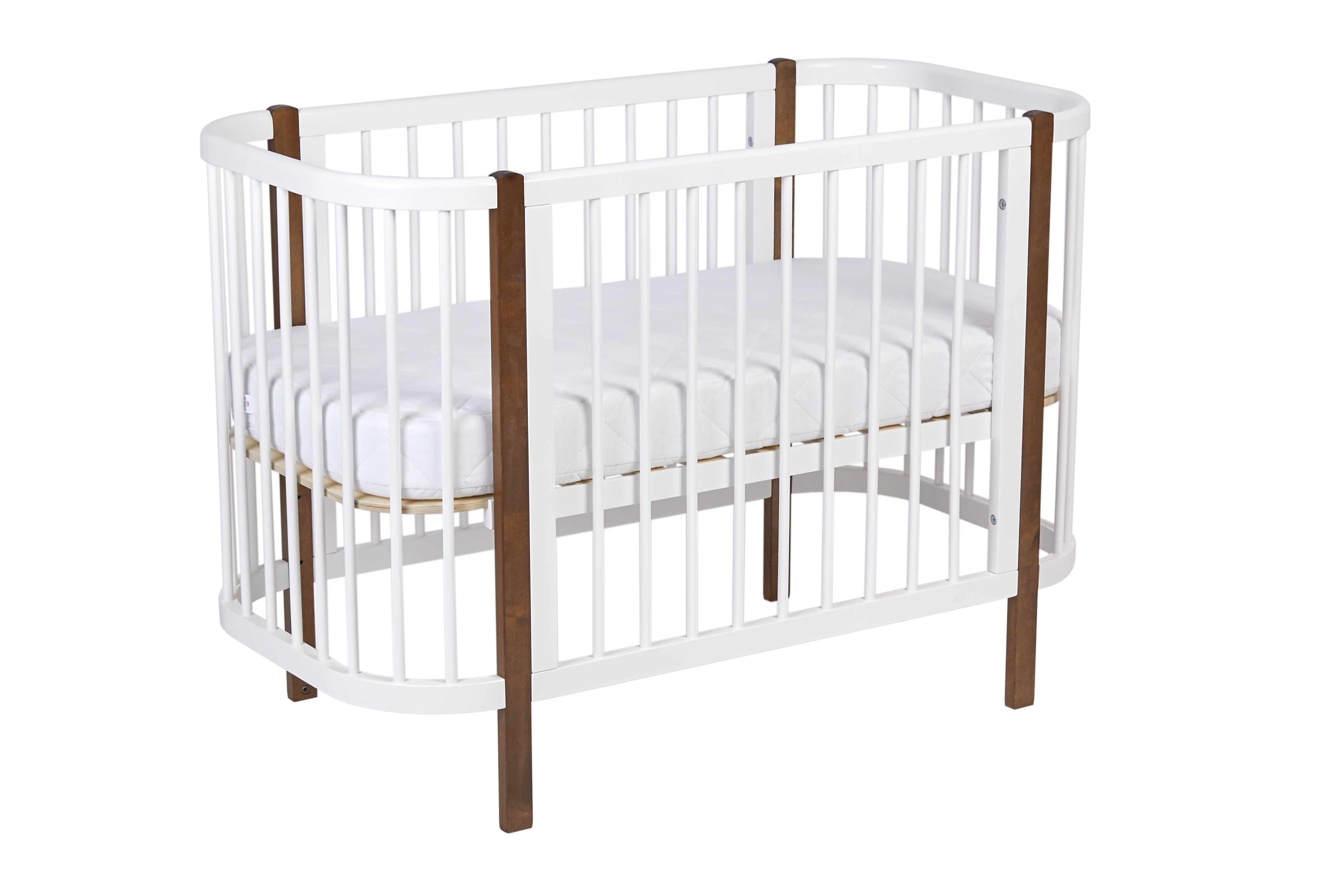 Детская кроватка Polini kids Simple 350 с маятником прямоугольная, продольный маятник - фото 13