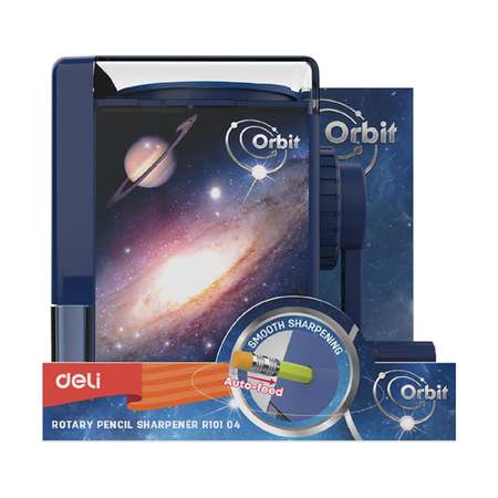 Точилка Deli Orbit Синяя 1116082