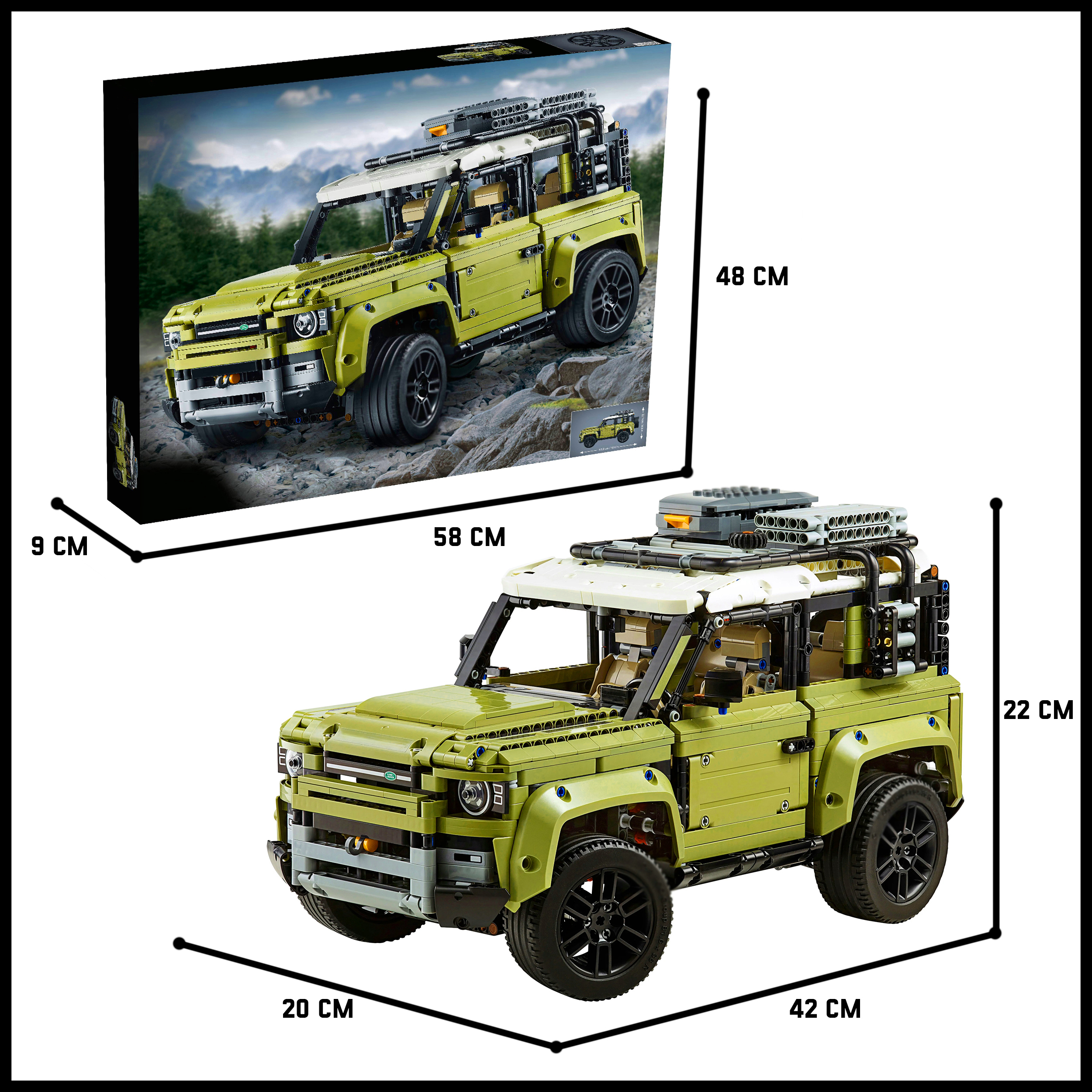 Игрушка LX Конструктор Technic Land Rover Defender 2573 детали - фото 2