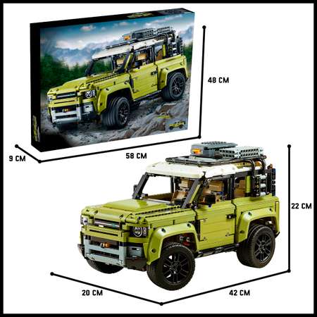 Игрушка LX Конструктор Technic Land Rover Defender 2573 детали