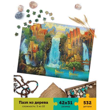 Пазл деревянный Collaba puzzle большие. Гиперборея