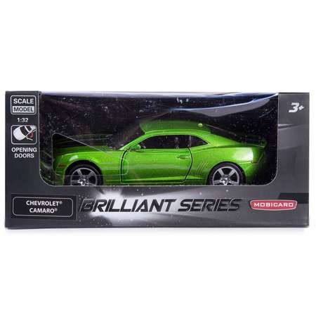 Машинка Mobicaro Chevrolet Camaro 1:32 Зелёный металлик