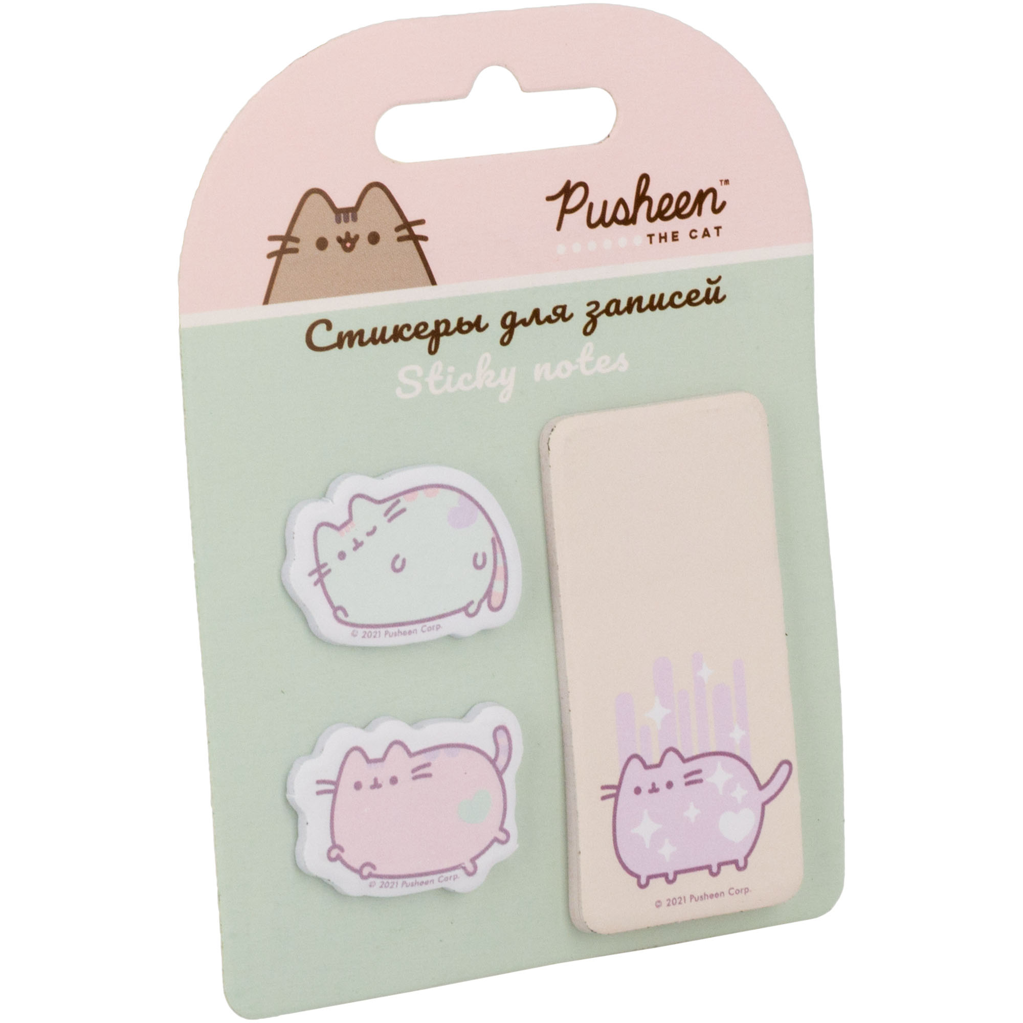 Набор стикеров для записей Pusheen 3шт по 20л PUIS-UA1-SN-H3 - фото 2