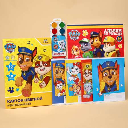 Подарочный набор Paw Patrol для мальчика 10 предметов Щенячий патруль