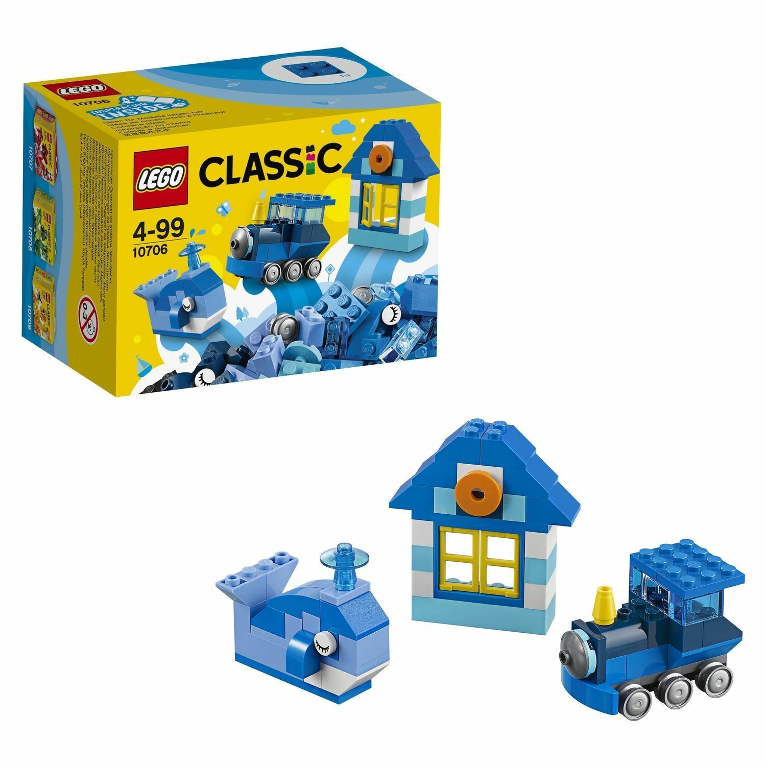 Конструктор LEGO Classic Синий набор для творчества (10706) купить по цене  499 ₽ в интернет-магазине Детский мир