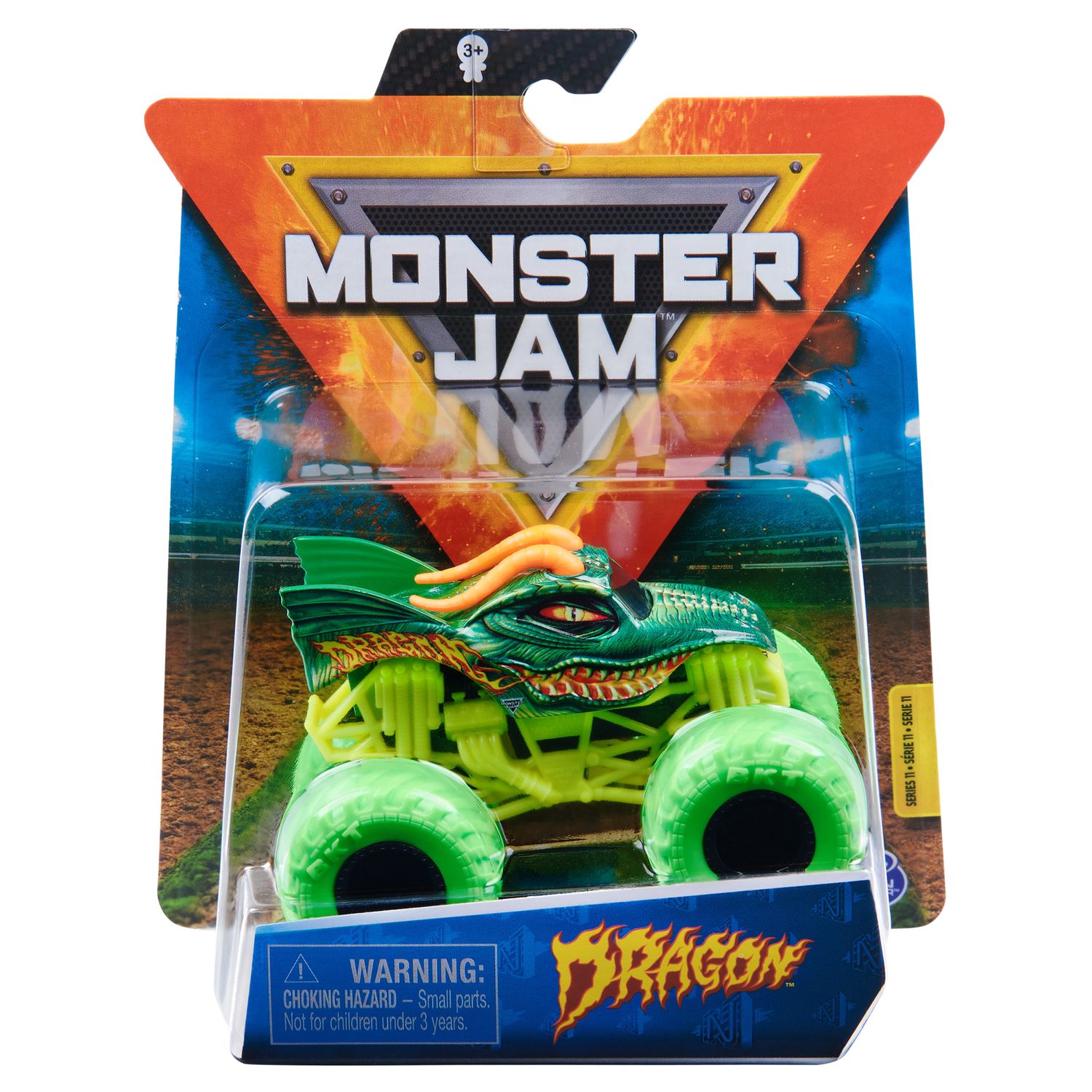 Машинка Monster Jam 1:64 Dragon 6044941/20123293 купить по цене 599 ₽ в  интернет-магазине Детский мир