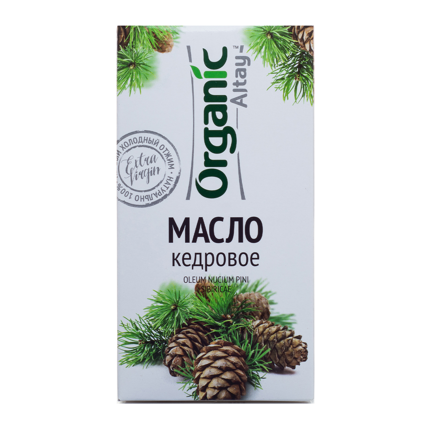 Масло Organic Altay кедрового ореха 0.1л - фото 2