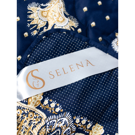 Комплект постельного белья Selena Орлеан двуспальный сатин наволочка 50х70 см с одеялом