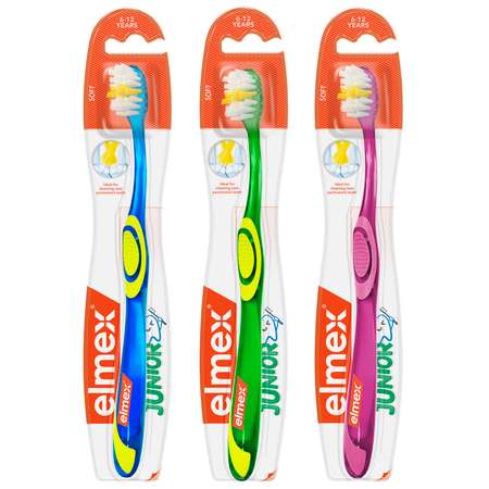 Зубная щетка Colgate Elmex Junior c 6 до 12лет в ассортименте