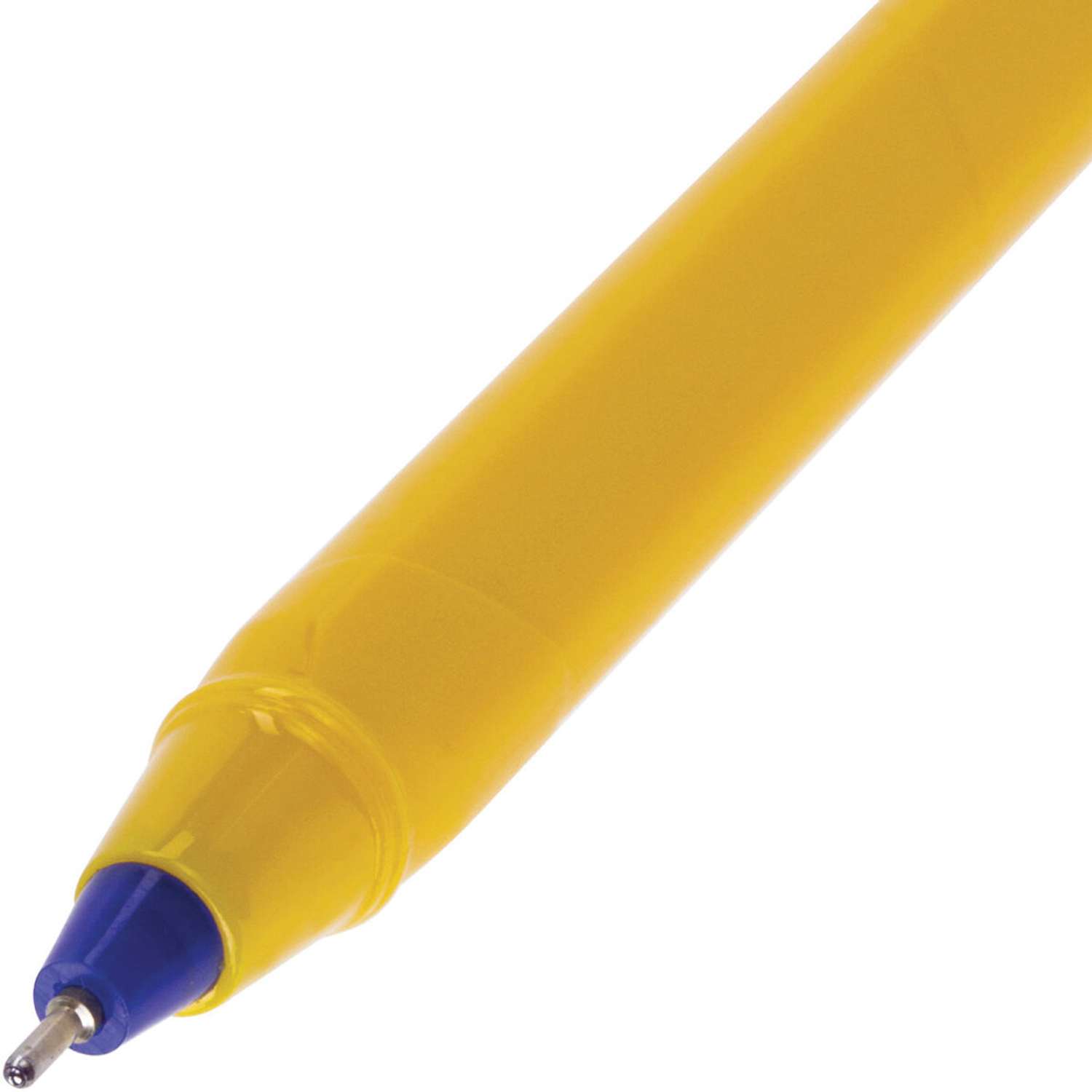 Ручки шариковые Brauberg Extra Glide Orange синие набор 12 штук - фото 6