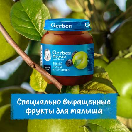 Пюре Gerber ЯблокоЧернослив 125г с 5 месяцев