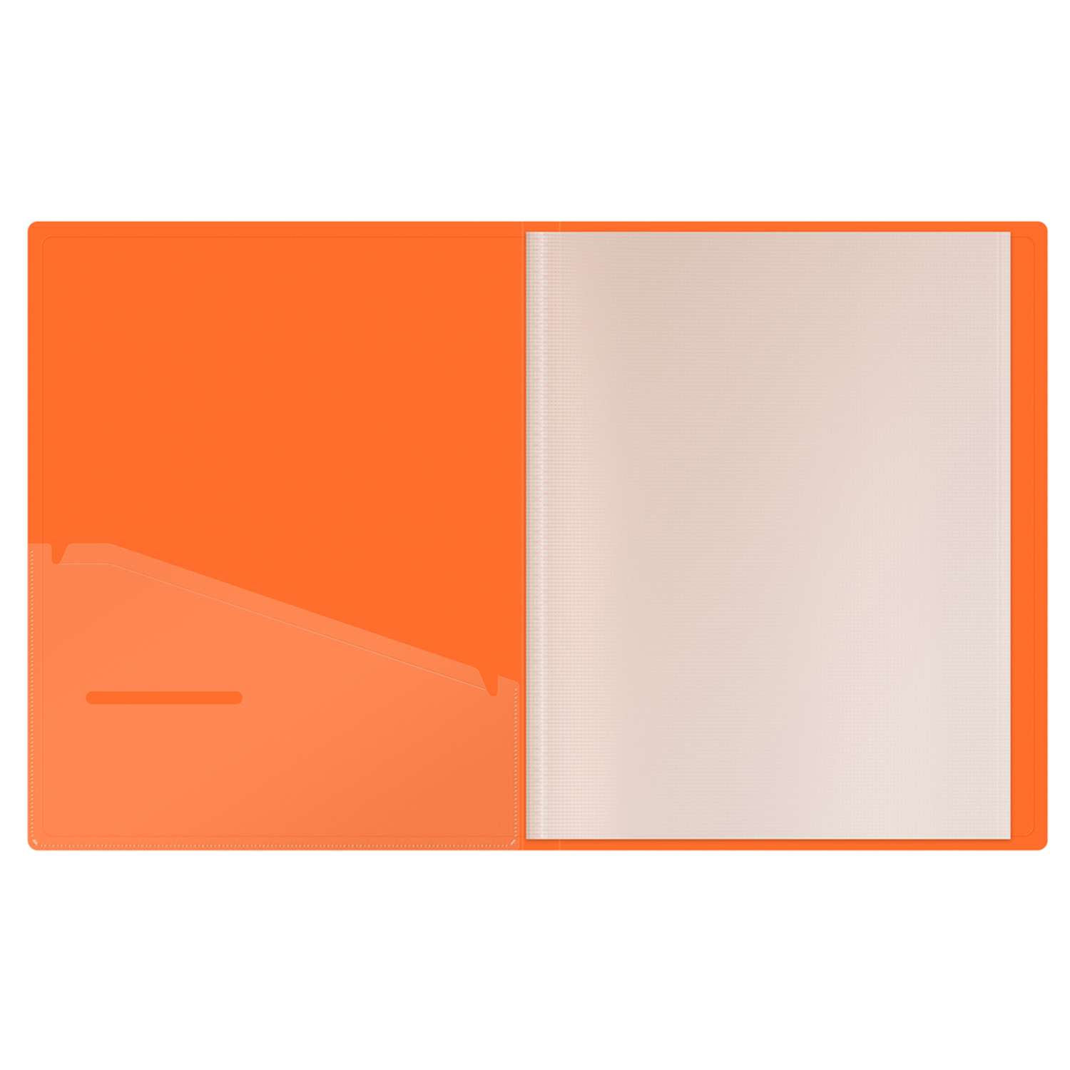 Папка с 60 вкладышами Berlingo Neon оранжевый - фото 3