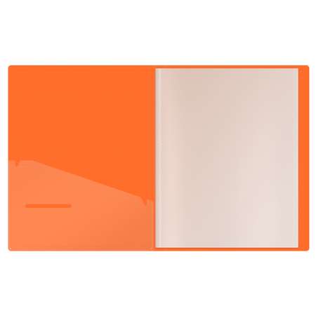 Папка с 60 вкладышами Berlingo Neon оранжевый
