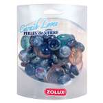 Декорация для аквариумов Zolux стеклянная Карибская любовь Фиолетовый микс 430г
