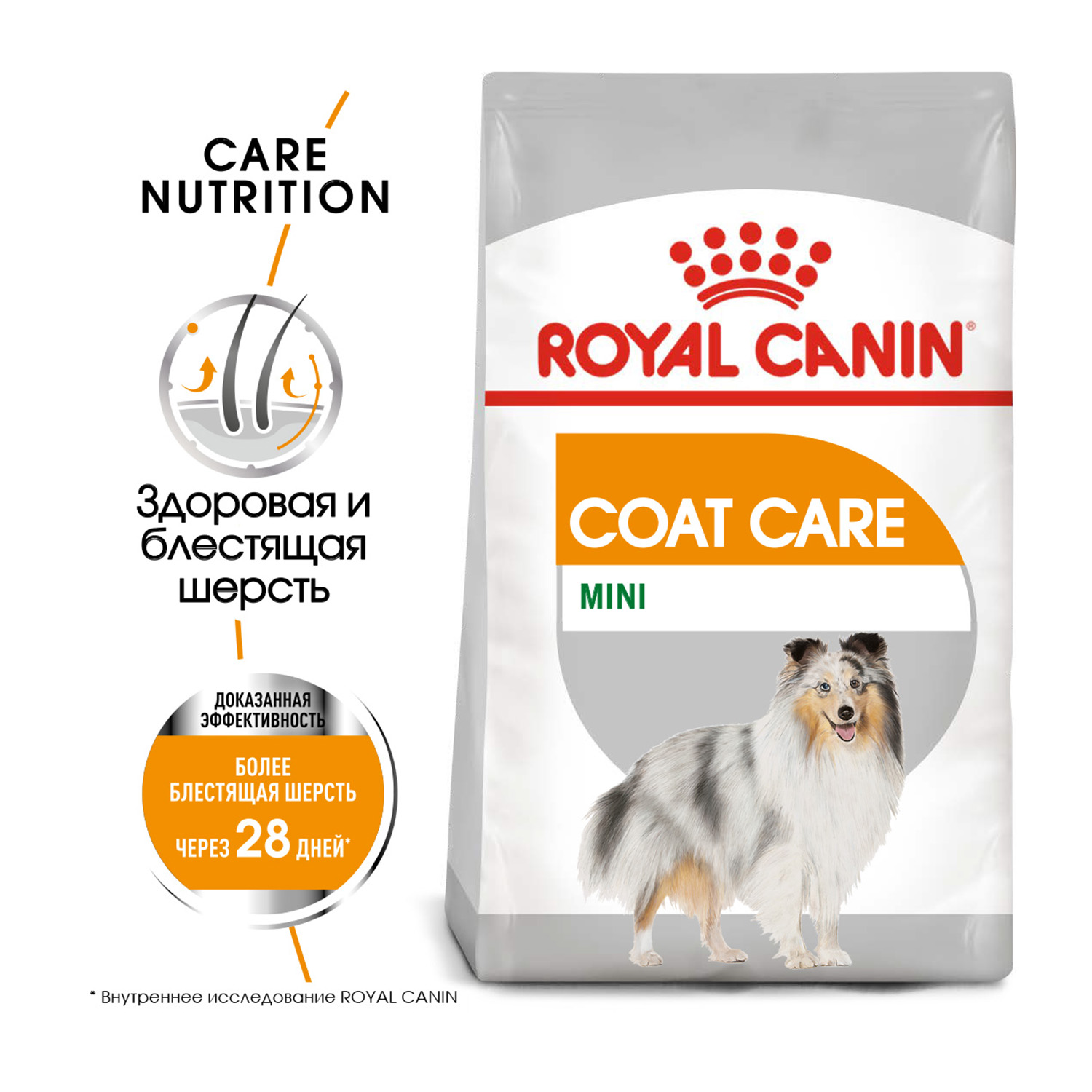 Сухой корм для собак ROYAL CANIN 3 кг (для домашних, для вывода шерсти, полнорационный) - фото 1