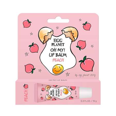 Бальзам для губ Egg Planet Oh my! lip balm персик увлажняющий 10 г