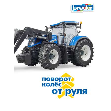 Игрушка BRUDER Трактор New Holland T7.315 с погрузчиком