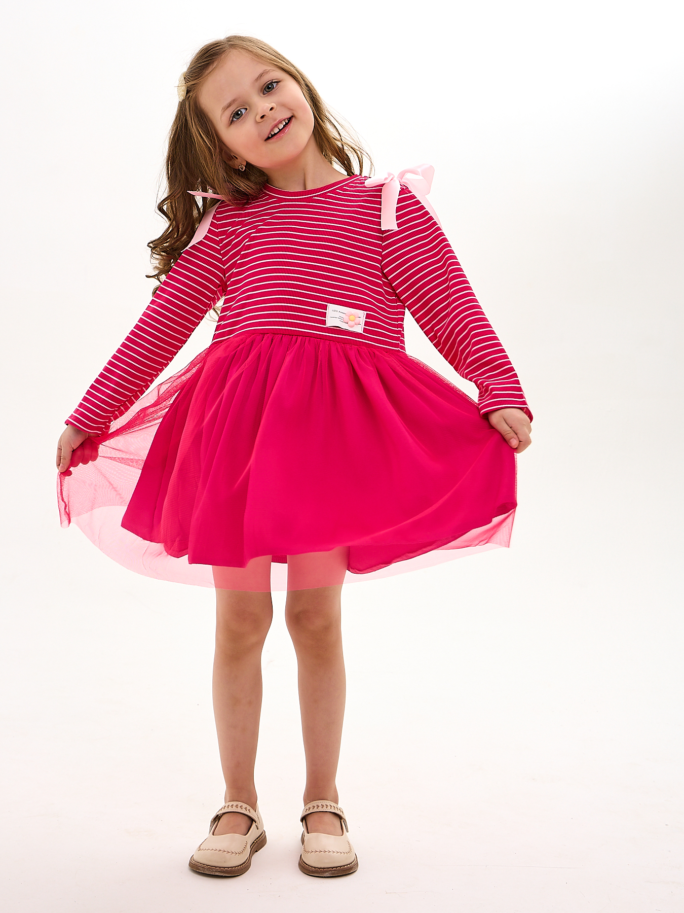 Платье Mil Art kids 1902201544DRESS-BANTPLECHO-RED - фото 3