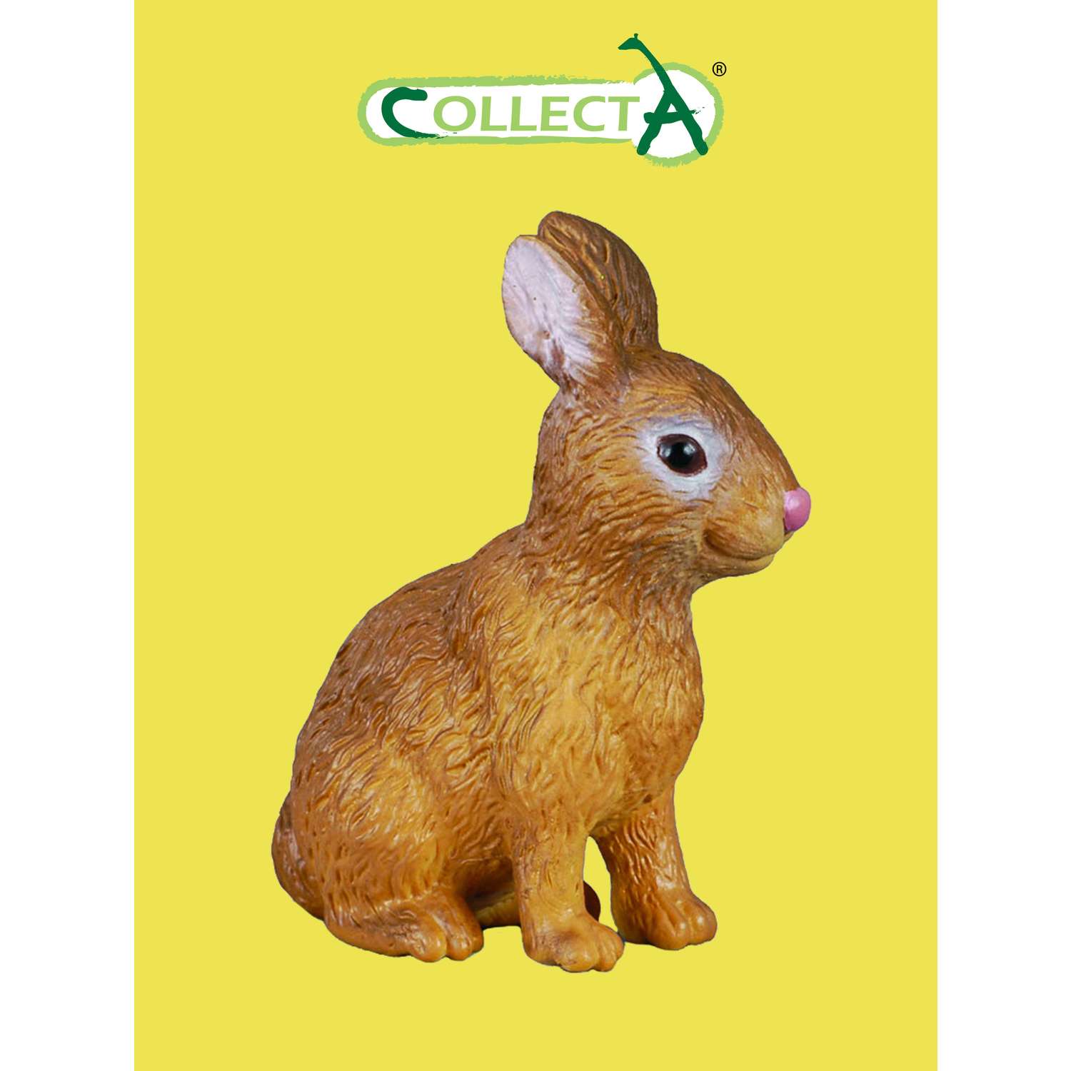 Фигурка животного Collecta Кролик рыжий - фото 1