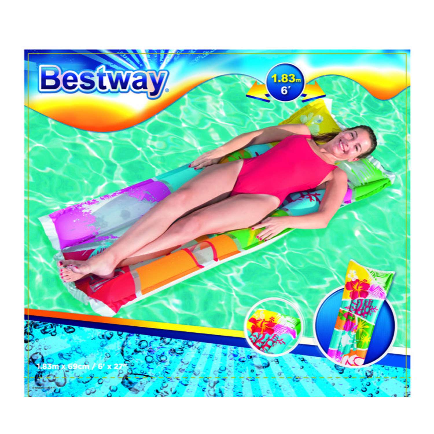 Матрас для плавания Bestway Яркий в ассортименте 44033 - фото 56