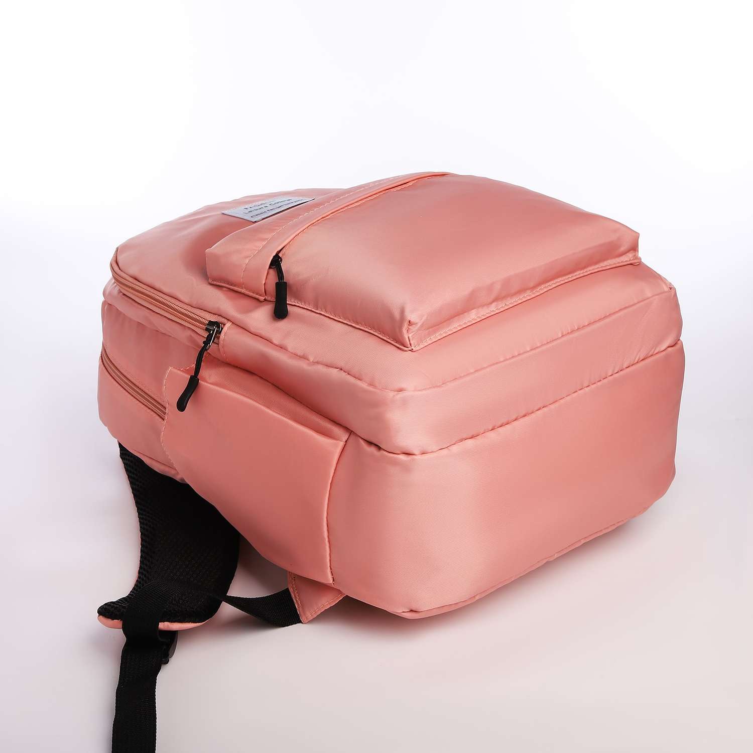 Рюкзак Sima-Land молодёжный из текстиля на молнии 5 карманов цвет розовый - фото 3