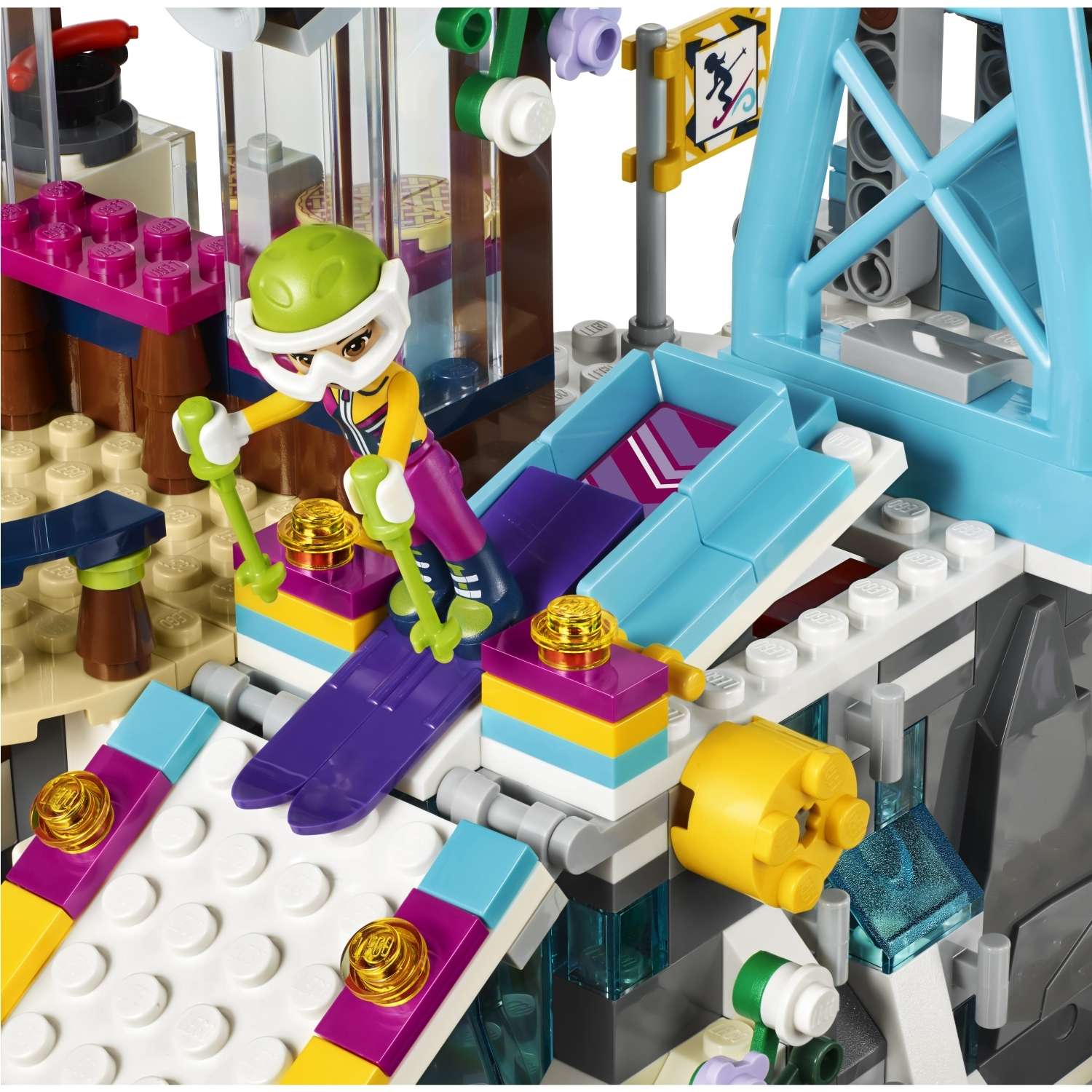 Конструктор LEGO Friends Горнолыжный курорт: подъёмник (41324) - фото 14
