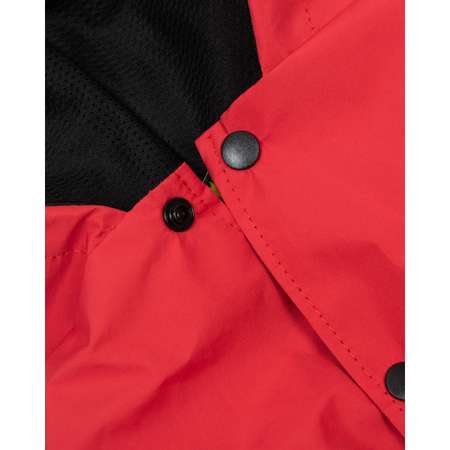 Дождевик-куртка для собак Зоозавр красная 45