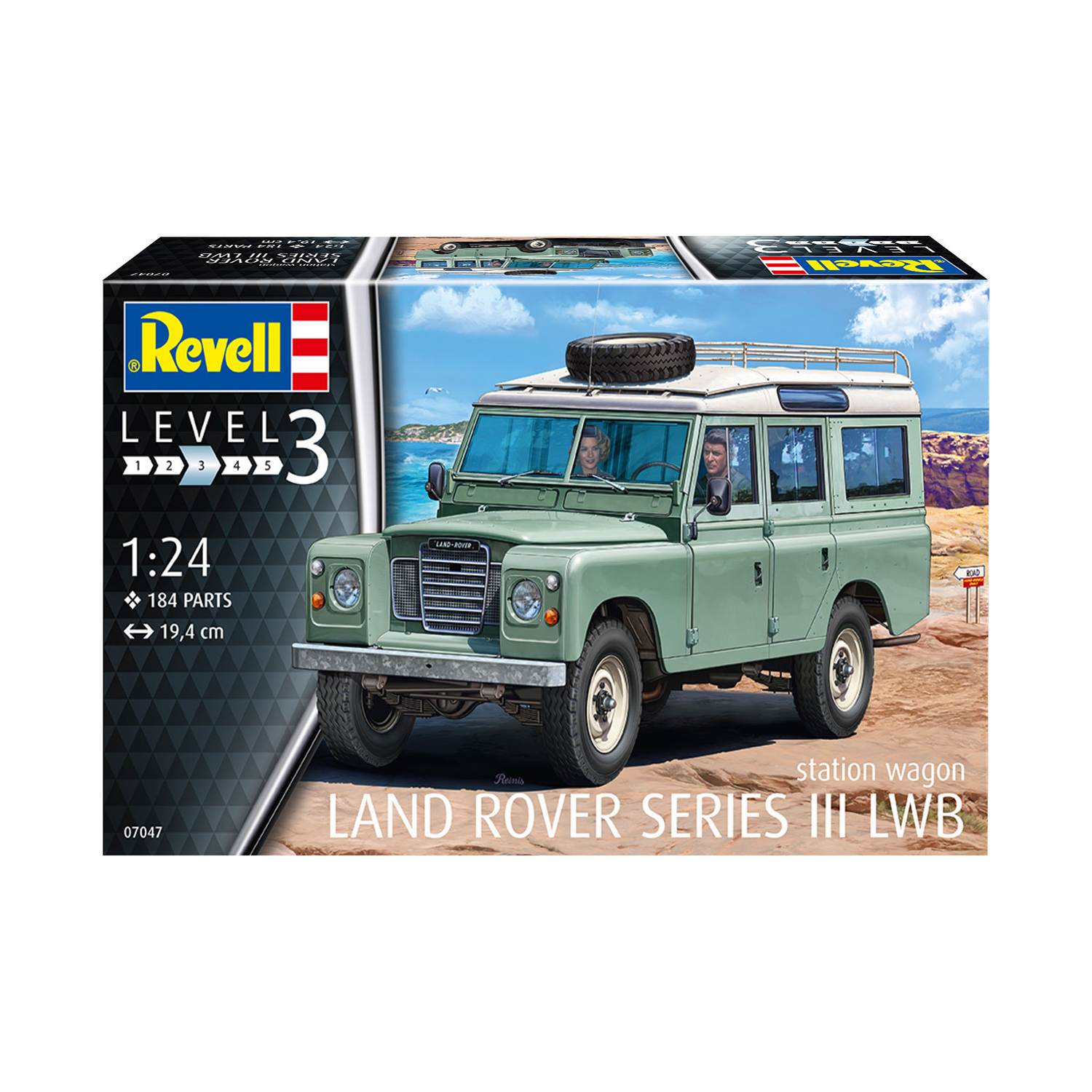 Сборная модель Revell Автомобиль Land Rover Series III 07047 - фото 3