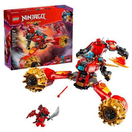 Конструктор детский LEGO Ninjago Штормовой мотоцикл для робота Кая