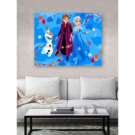 Картина по номерам ARTOP Набор для творчества холст на подрамнике 40х50 см Frozen