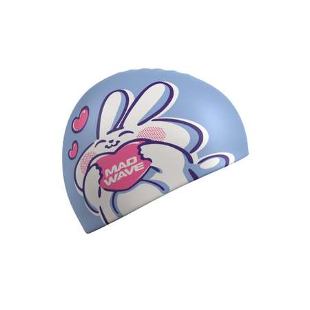 Шапочка для бассейна Mad Wave Rabbit heart M0574 11 0 00W
