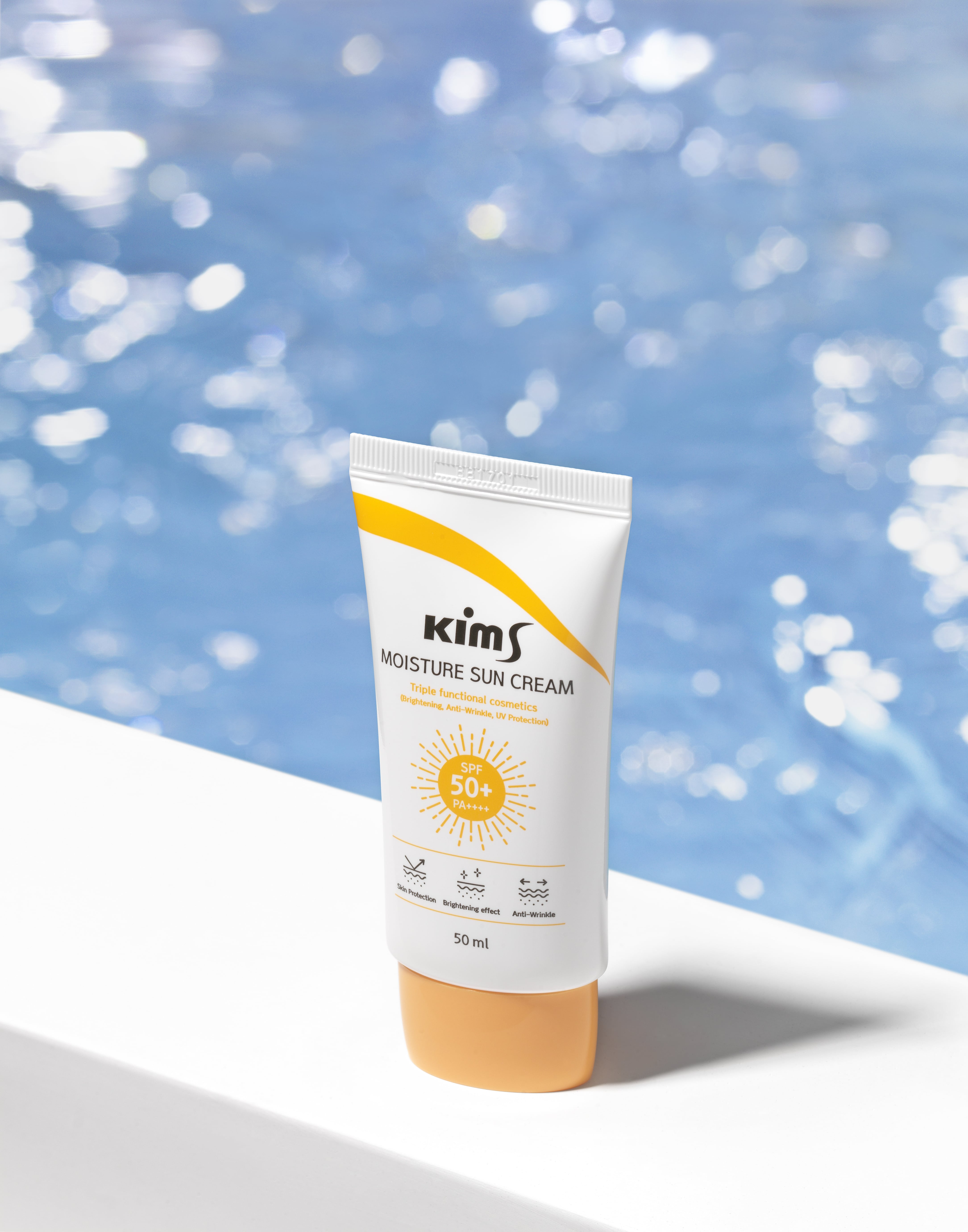 Солнцезащитный крем для лица Kims SPF 50+ PA++++ 50 мл - фото 1