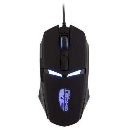 Мышь OKLICK 795G GHOST черный оптическая (2400dpi) USB игровая (5but)