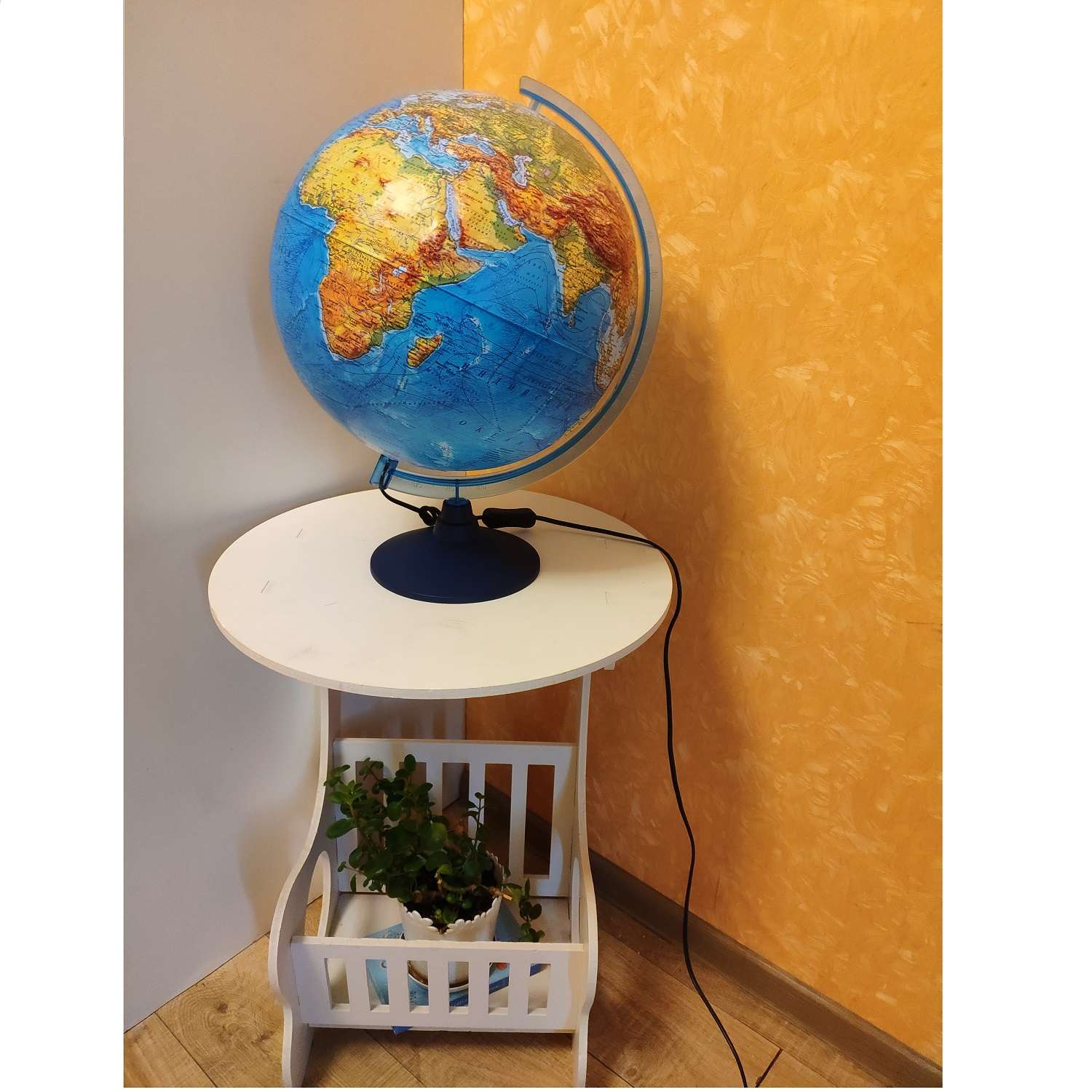 Глобус Globen Земля физико-политический рельефный с LED-подсветкой 32 см - фото 12