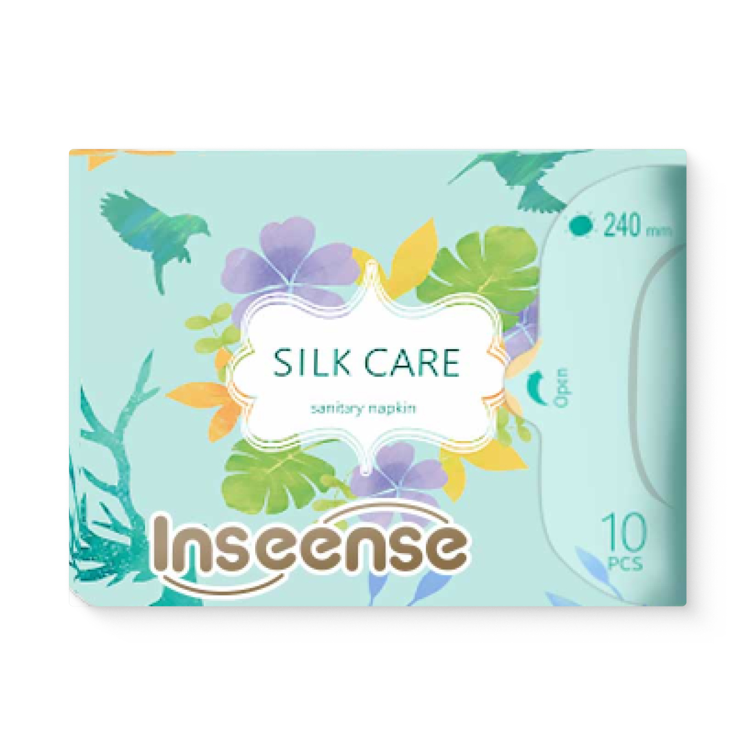 Прокладки гигиенические INSEENSE дневные Silk Care 4 капли 240 мм 10 штук - фото 5