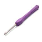 Крючок для вязания Pony алюминиевый с мягкой ручкой 4.5 мм 14 см 56806
