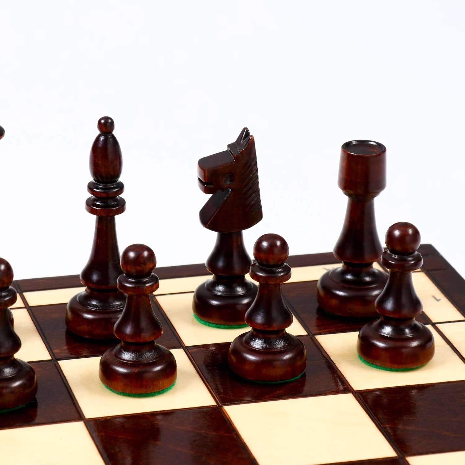 Шахматы Sima-Land «Клубные» 46.5х46.5 см король h 9.5 см пешка h 5.5 см - фото 7