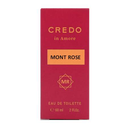 Туалетная вода женская DELTA HOME Credo in Amore Mont Rose 60мл