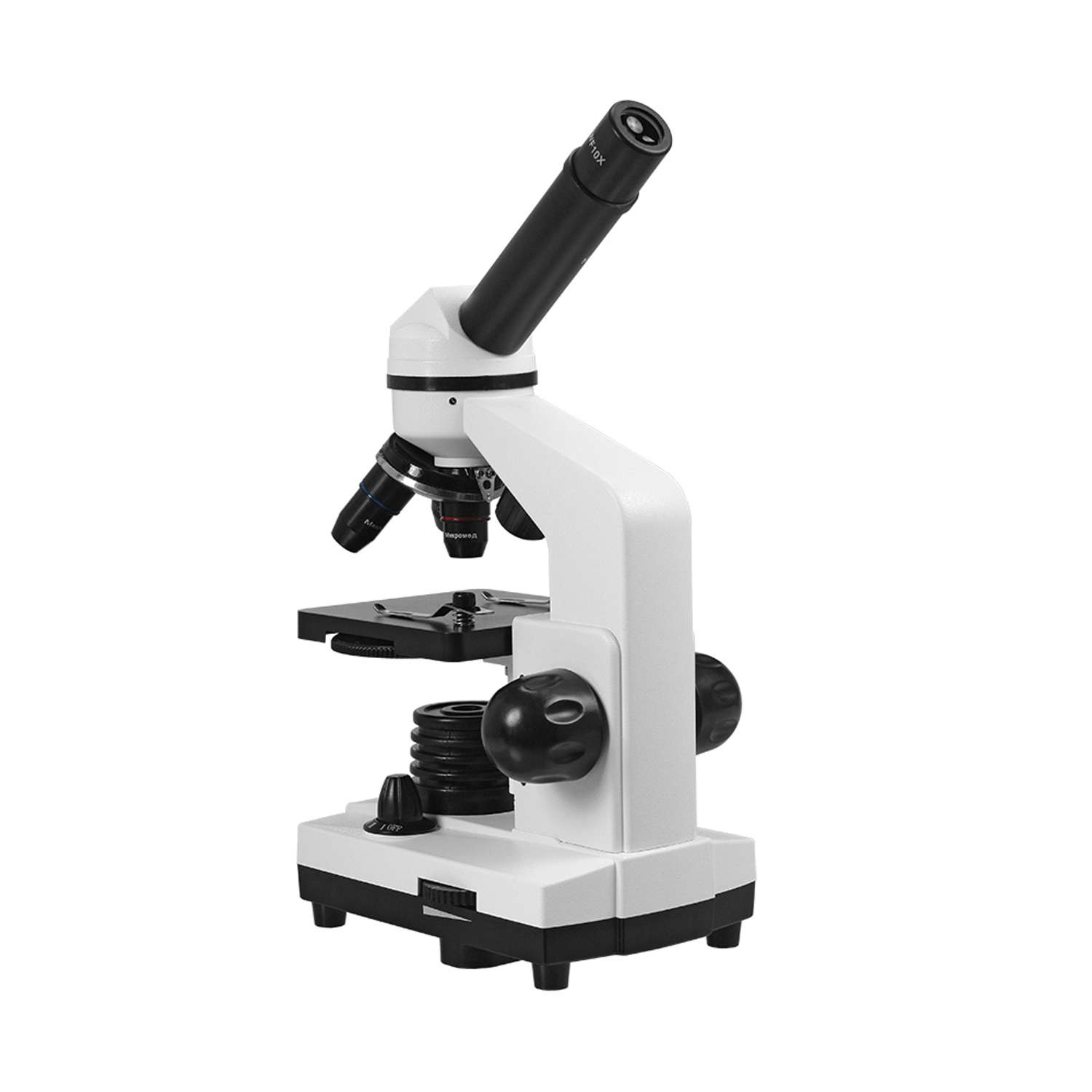 Микроскоп Микромед Атом 40-800х в кейсе с препаратами - фото 2