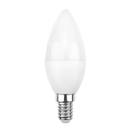 Лампа светодиодная REXANT E14 «Свеча» 7.5Вт 713Лм 4000K матовая колба 3 штуки в упаковке