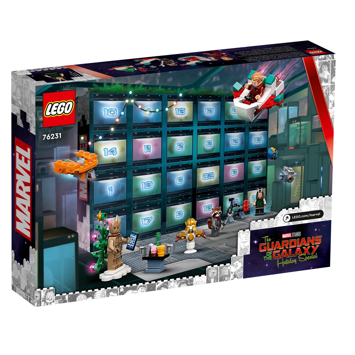 Конструктор LEGO Super Heroes Адвент-календарь 2022 76231 - фото 1