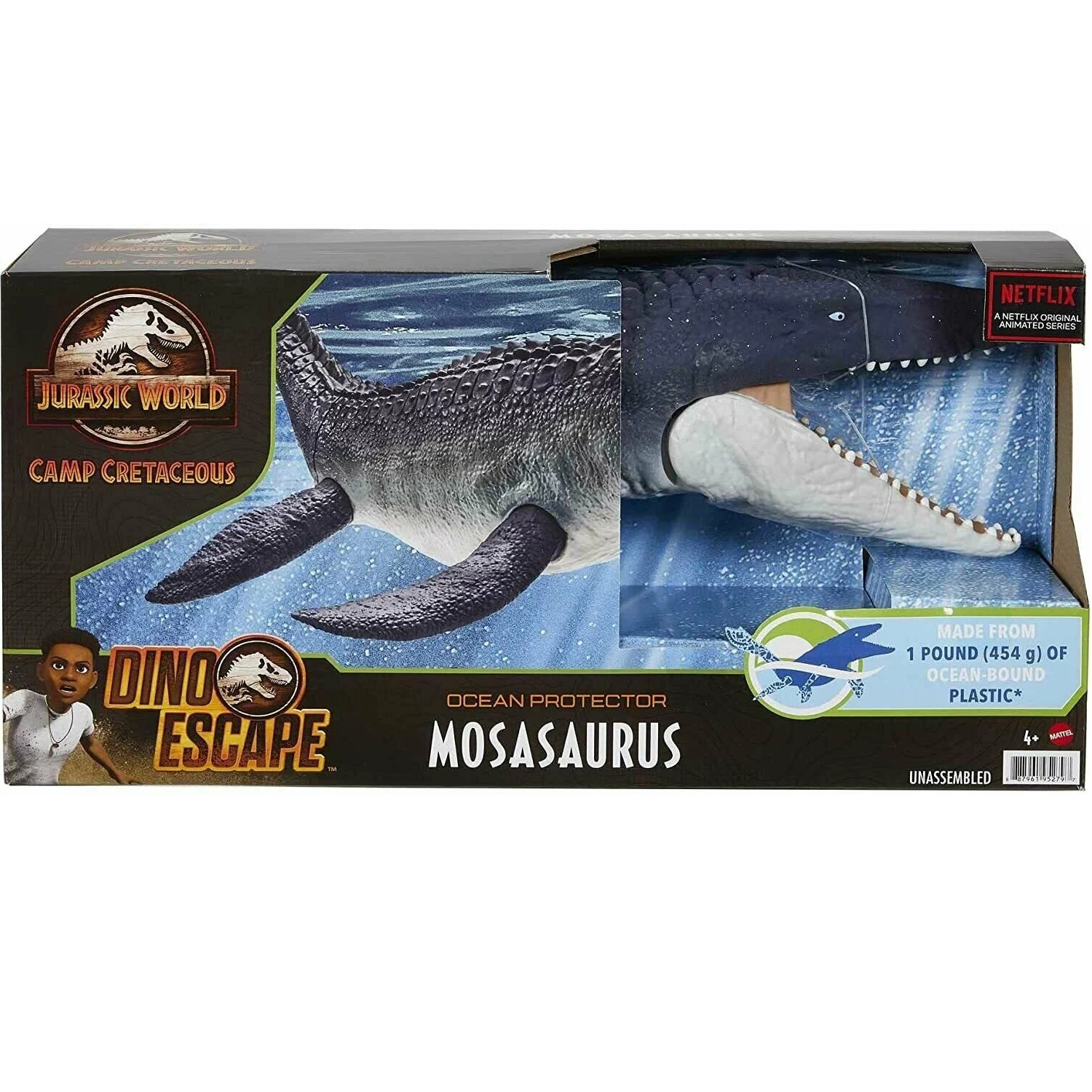 Фигурка Jurassic World Мозазавр HNJ57 - фото 3