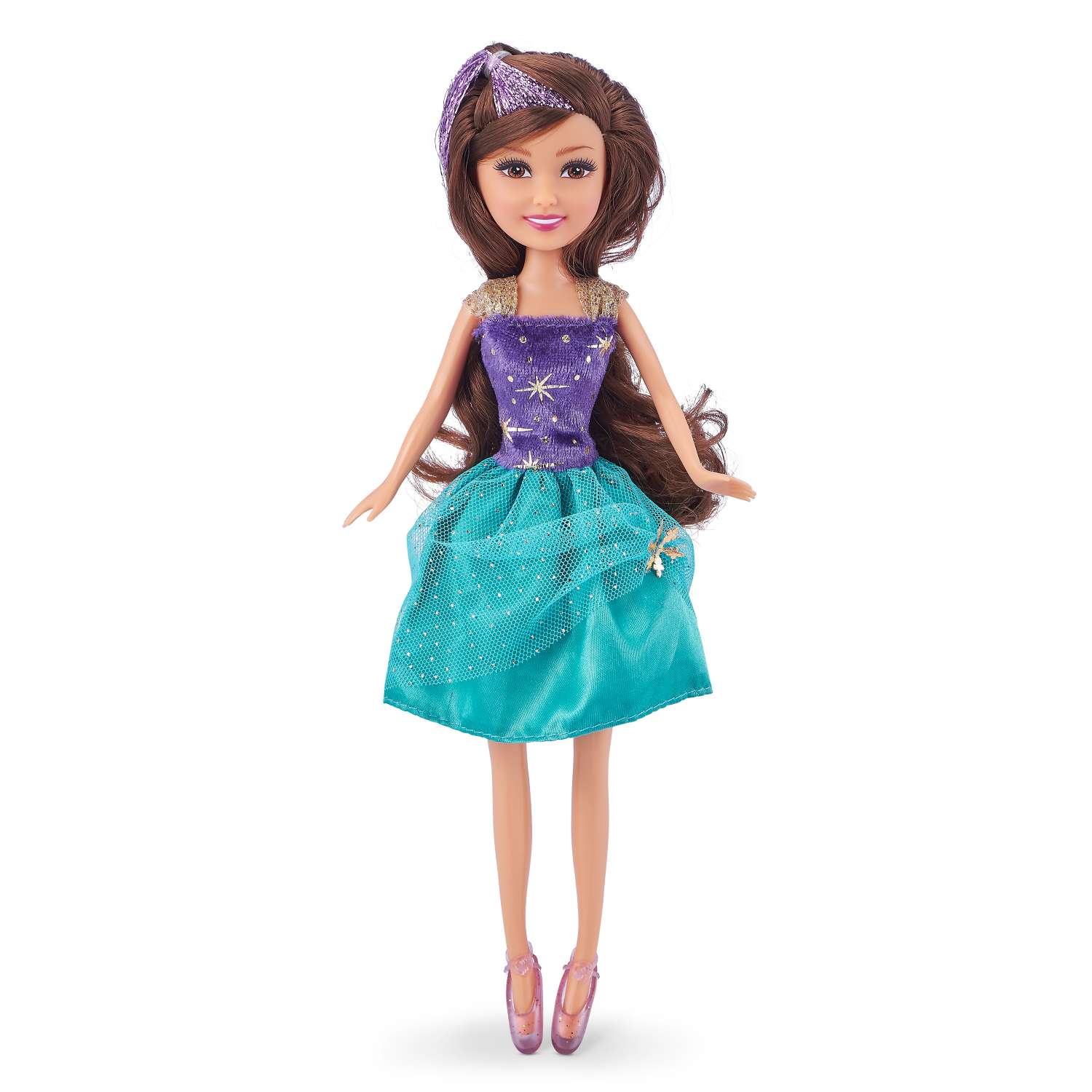 Кукла Sparkle Girlz Зимняя принцесса в фиолетовом платье 10017BQ2 10017BQ2 - фото 1
