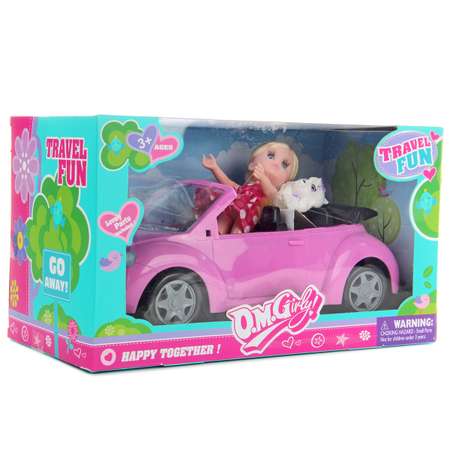 Кукла Veld Co с машинкой