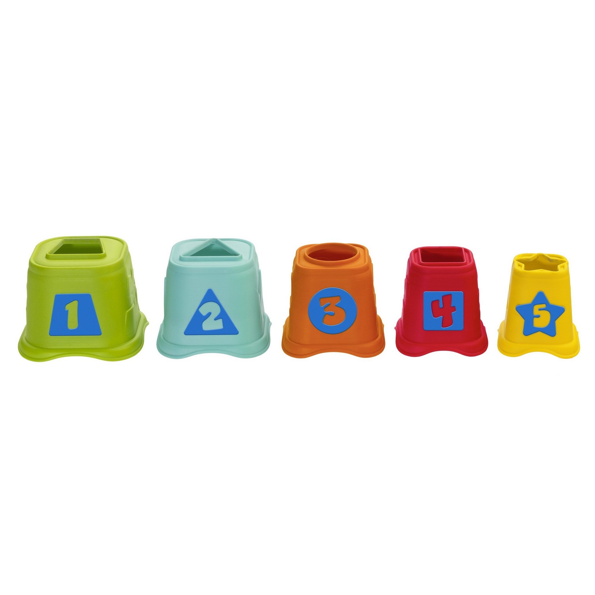 Игрушка Chicco Пирамидка Stacking Cups - фото 6