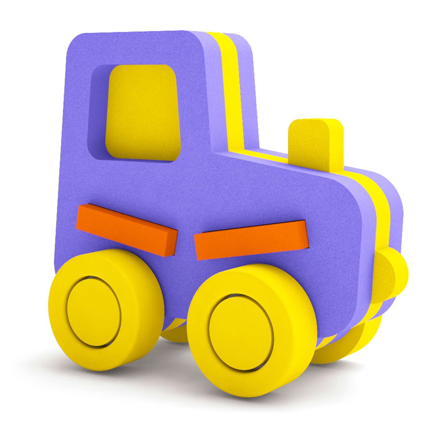 Игрушка-каталка ElBascoToys Трактор с колесами - фото 1