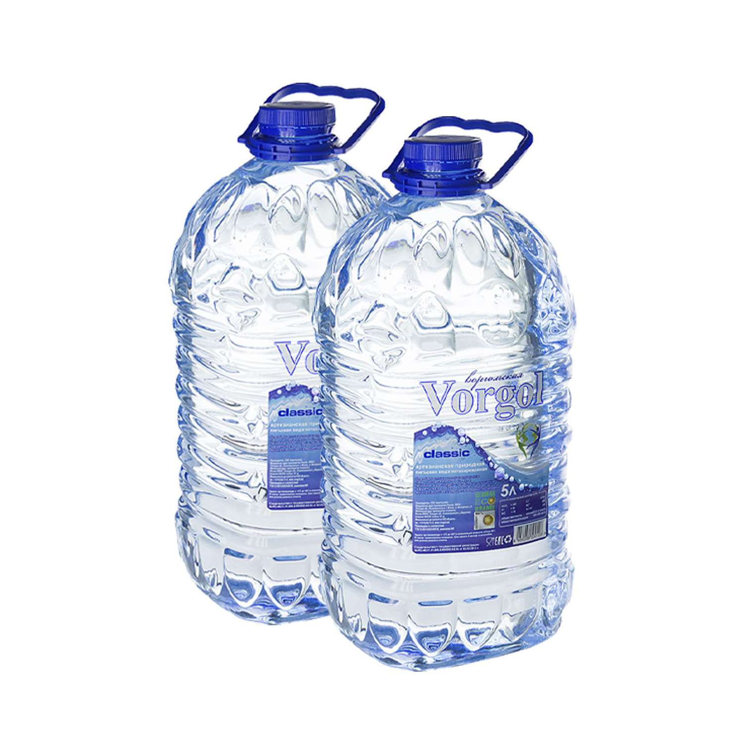 Вода питьевая Vorgol природная артезианская негазированная 2 шт по 5 л - фото 1