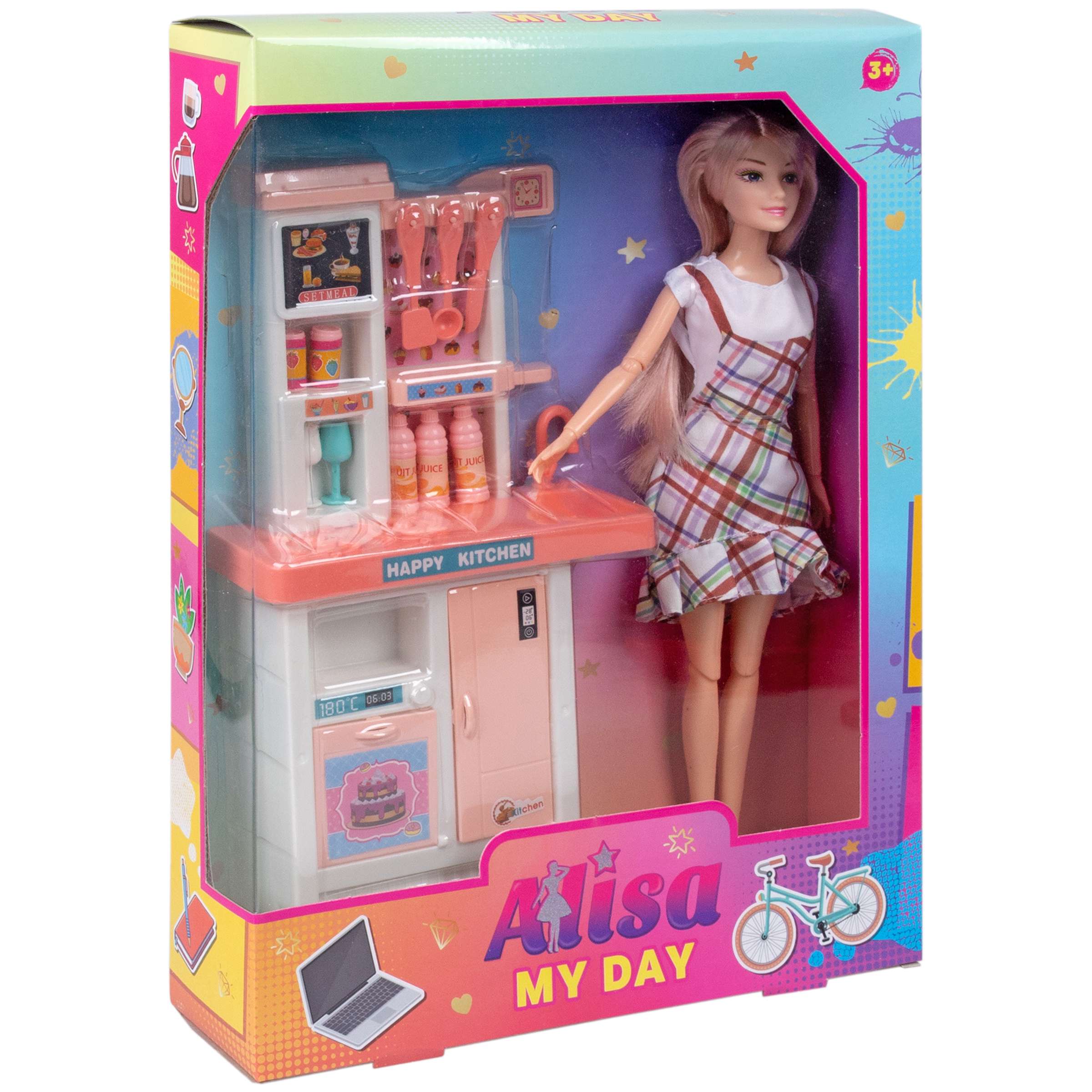 Кукла для девочки 1TOY Alisa My Day с длинными волосами и аксессуарами Т24510 - фото 15