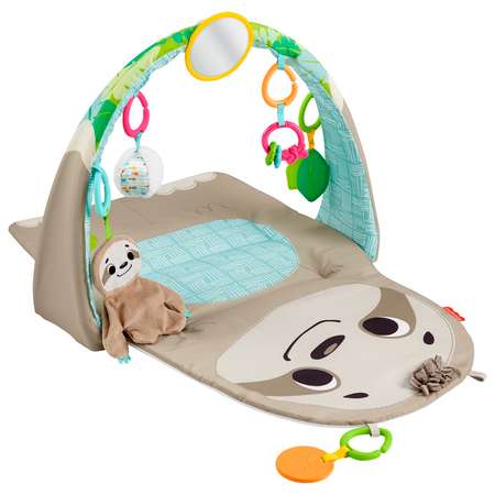 Коврик Fisher Price с дугами Ленивец